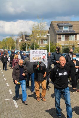 demonstratie 8 mei 2021