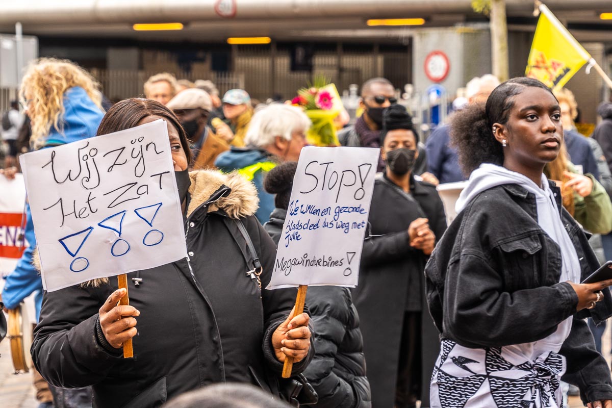 demonstratie 22 mei 2021